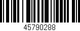 Código de barras (EAN, GTIN, SKU, ISBN): '45790288'