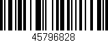 Código de barras (EAN, GTIN, SKU, ISBN): '45796828'