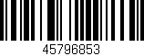 Código de barras (EAN, GTIN, SKU, ISBN): '45796853'