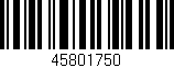 Código de barras (EAN, GTIN, SKU, ISBN): '45801750'