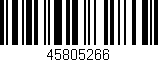 Código de barras (EAN, GTIN, SKU, ISBN): '45805266'