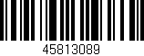 Código de barras (EAN, GTIN, SKU, ISBN): '45813089'
