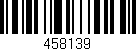 Código de barras (EAN, GTIN, SKU, ISBN): '458139'