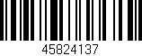 Código de barras (EAN, GTIN, SKU, ISBN): '45824137'