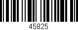 Código de barras (EAN, GTIN, SKU, ISBN): '45825'