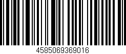 Código de barras (EAN, GTIN, SKU, ISBN): '4585069369016'