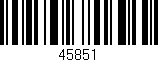 Código de barras (EAN, GTIN, SKU, ISBN): '45851'