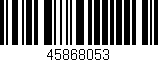 Código de barras (EAN, GTIN, SKU, ISBN): '45868053'