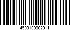Código de barras (EAN, GTIN, SKU, ISBN): '4588103982011'