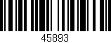 Código de barras (EAN, GTIN, SKU, ISBN): '45893'