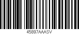 Código de barras (EAN, GTIN, SKU, ISBN): '45897AAASV'
