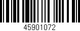 Código de barras (EAN, GTIN, SKU, ISBN): '45901072'