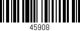 Código de barras (EAN, GTIN, SKU, ISBN): '45908'