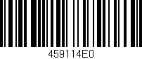 Código de barras (EAN, GTIN, SKU, ISBN): '459114E0'