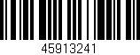 Código de barras (EAN, GTIN, SKU, ISBN): '45913241'