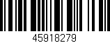 Código de barras (EAN, GTIN, SKU, ISBN): '45918279'