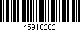 Código de barras (EAN, GTIN, SKU, ISBN): '45918282'