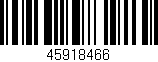 Código de barras (EAN, GTIN, SKU, ISBN): '45918466'