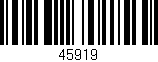 Código de barras (EAN, GTIN, SKU, ISBN): '45919'