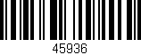 Código de barras (EAN, GTIN, SKU, ISBN): '45936'