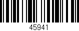 Código de barras (EAN, GTIN, SKU, ISBN): '45941'