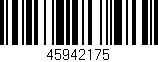 Código de barras (EAN, GTIN, SKU, ISBN): '45942175'