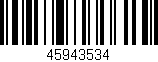 Código de barras (EAN, GTIN, SKU, ISBN): '45943534'