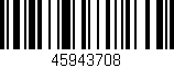 Código de barras (EAN, GTIN, SKU, ISBN): '45943708'