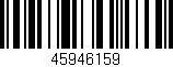 Código de barras (EAN, GTIN, SKU, ISBN): '45946159'