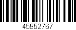Código de barras (EAN, GTIN, SKU, ISBN): '45952767'