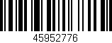 Código de barras (EAN, GTIN, SKU, ISBN): '45952776'