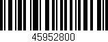 Código de barras (EAN, GTIN, SKU, ISBN): '45952800'