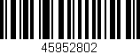 Código de barras (EAN, GTIN, SKU, ISBN): '45952802'