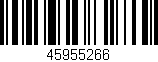 Código de barras (EAN, GTIN, SKU, ISBN): '45955266'