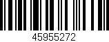 Código de barras (EAN, GTIN, SKU, ISBN): '45955272'