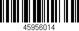 Código de barras (EAN, GTIN, SKU, ISBN): '45956014'