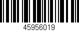 Código de barras (EAN, GTIN, SKU, ISBN): '45956019'