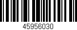 Código de barras (EAN, GTIN, SKU, ISBN): '45956030'
