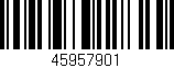 Código de barras (EAN, GTIN, SKU, ISBN): '45957901'