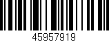 Código de barras (EAN, GTIN, SKU, ISBN): '45957919'