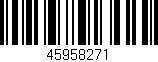 Código de barras (EAN, GTIN, SKU, ISBN): '45958271'