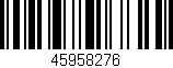 Código de barras (EAN, GTIN, SKU, ISBN): '45958276'