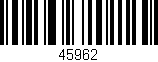 Código de barras (EAN, GTIN, SKU, ISBN): '45962'