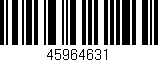 Código de barras (EAN, GTIN, SKU, ISBN): '45964631'