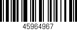 Código de barras (EAN, GTIN, SKU, ISBN): '45964967'
