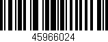 Código de barras (EAN, GTIN, SKU, ISBN): '45966024'