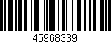 Código de barras (EAN, GTIN, SKU, ISBN): '45968339'