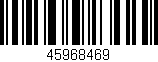 Código de barras (EAN, GTIN, SKU, ISBN): '45968469'
