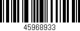 Código de barras (EAN, GTIN, SKU, ISBN): '45968933'