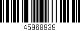 Código de barras (EAN, GTIN, SKU, ISBN): '45968939'